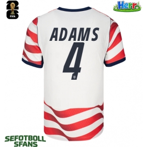 Förenta stater Tyler Adams #4 Hemmatröja VM 2026 Kortärmad